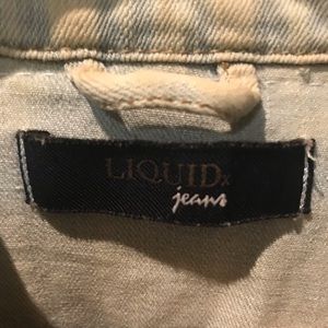 Cropped Jean jacket with lace detail